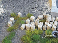 034-28338 - 1:87 alte Holzfässer hell - 44x